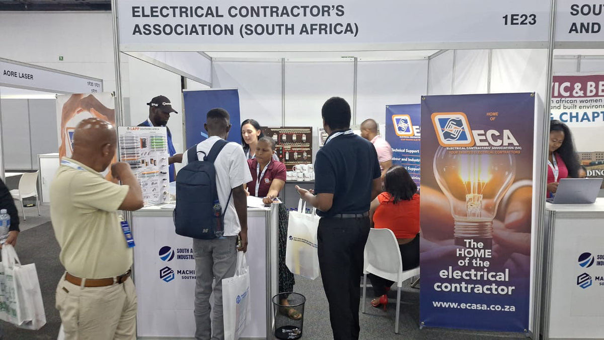 LBSA joined the Electrical Contractors' Association - SA at the International Industrial Expo & Machine Tools Southern Africa!