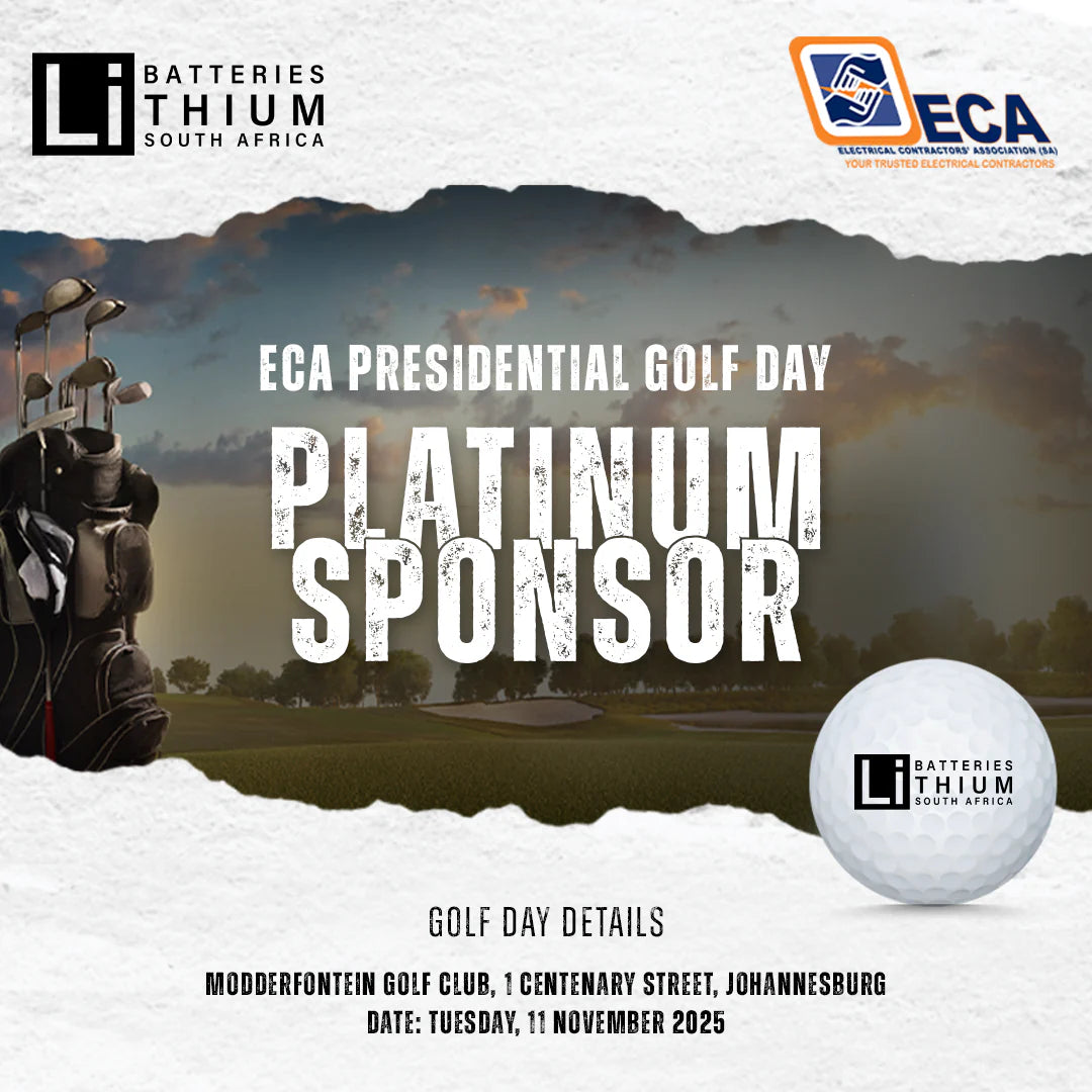 Lithium Batteries South Africa: Proud Platinum Sponsor at the ECA Presidential Charity Golf Day
