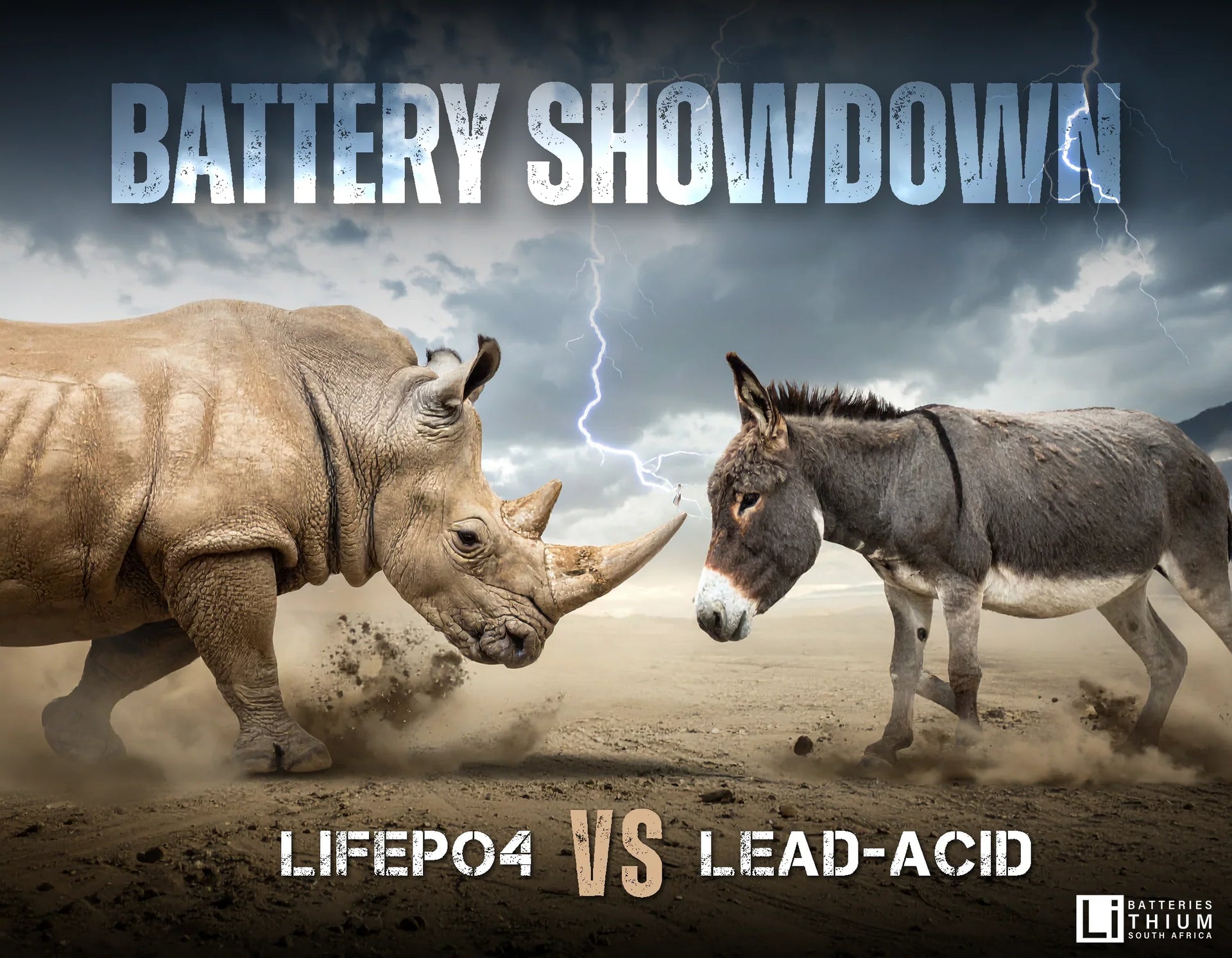 Rhino vs Donkey: The Battery Showdown