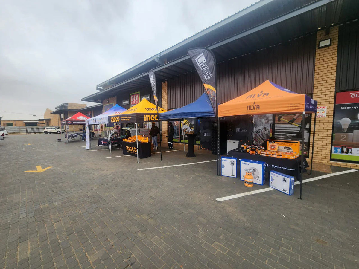 LBSA Showcased Rhino Intelliflex at DIY Depot Randfontein’s Demo Day