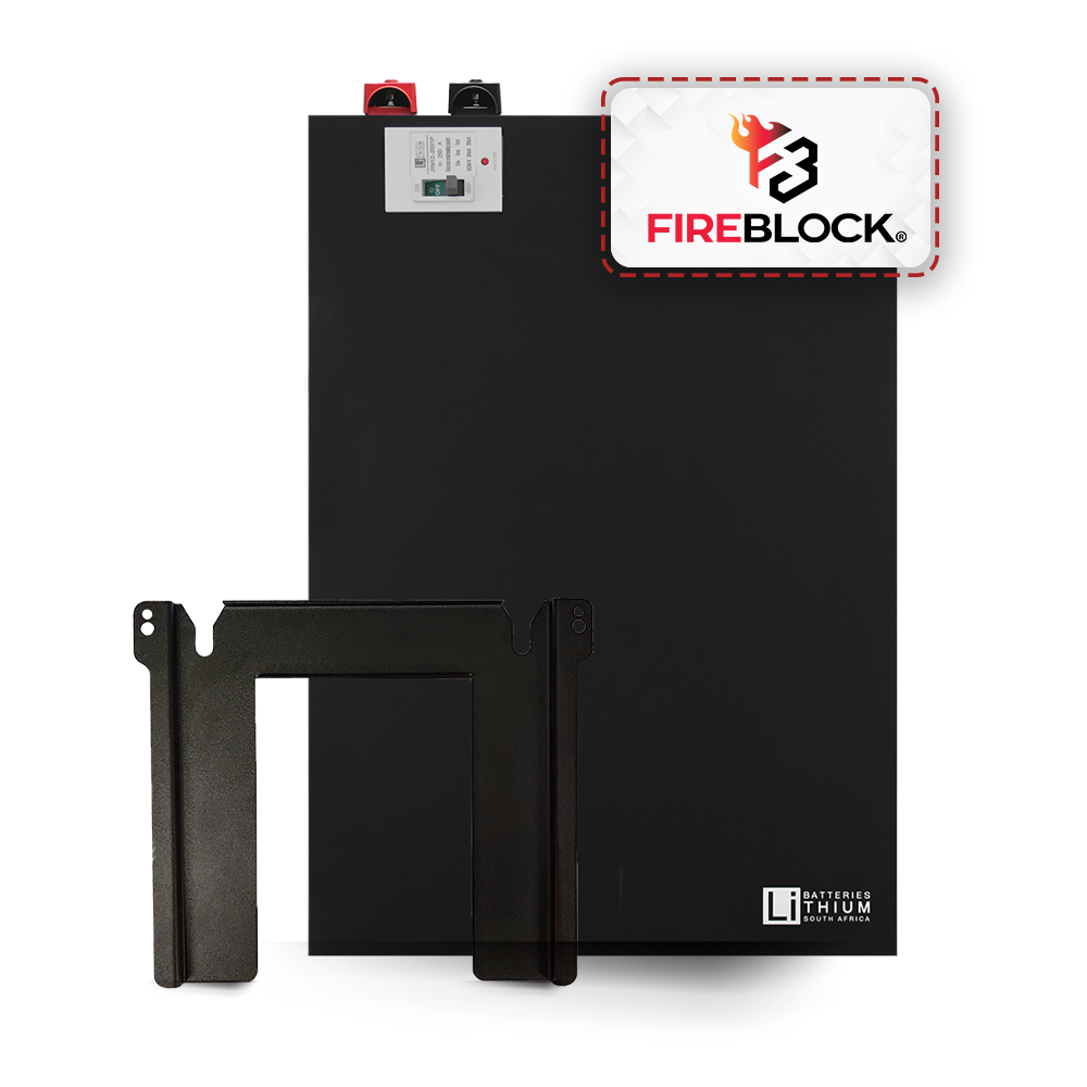 10.6 kWh 51.2v 208Ah LiFePO4 Lithium Iron Phosphate Wall Mount Solar UPS Battery l Fireblock Suppression Ready