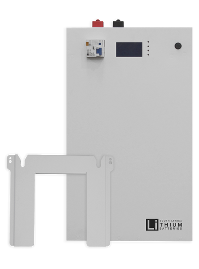 NEW WHITE 25.6v 104Ah 2.6kWh LiFePO4 Lithium Iron Phosphate Wall Mount Solar UPS Battery l Fireblock Suppression Ready