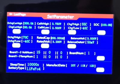 LBSA Smart BMS Touch Display Only