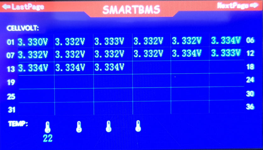 LBSA Smart BMS Touch Display Only - Lithium Batteries South Africa