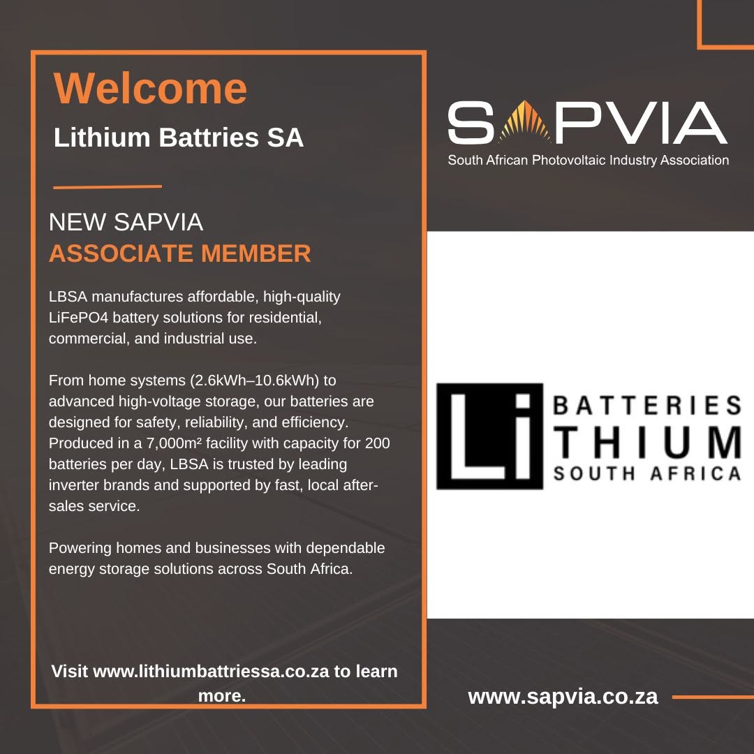 Strengthening South Africa’s Energy Future Together: LBSA Joins SAPVIA