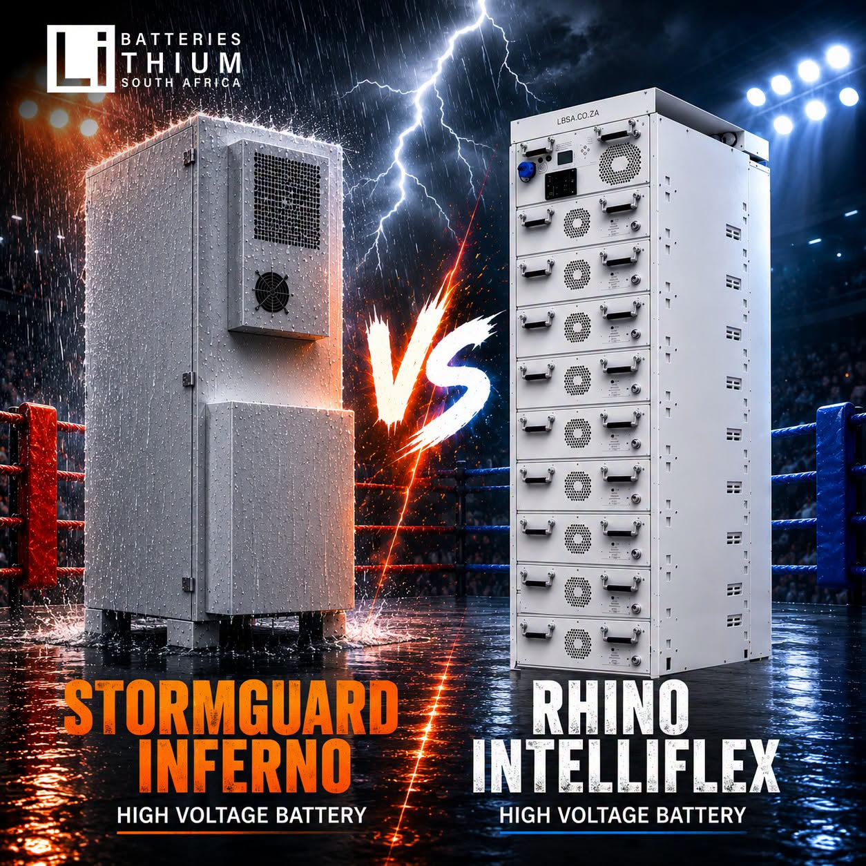 Choosing the Right High Voltage Battery Solution for Your Application: Rhino Intelliflex vs StormGuard Inferno