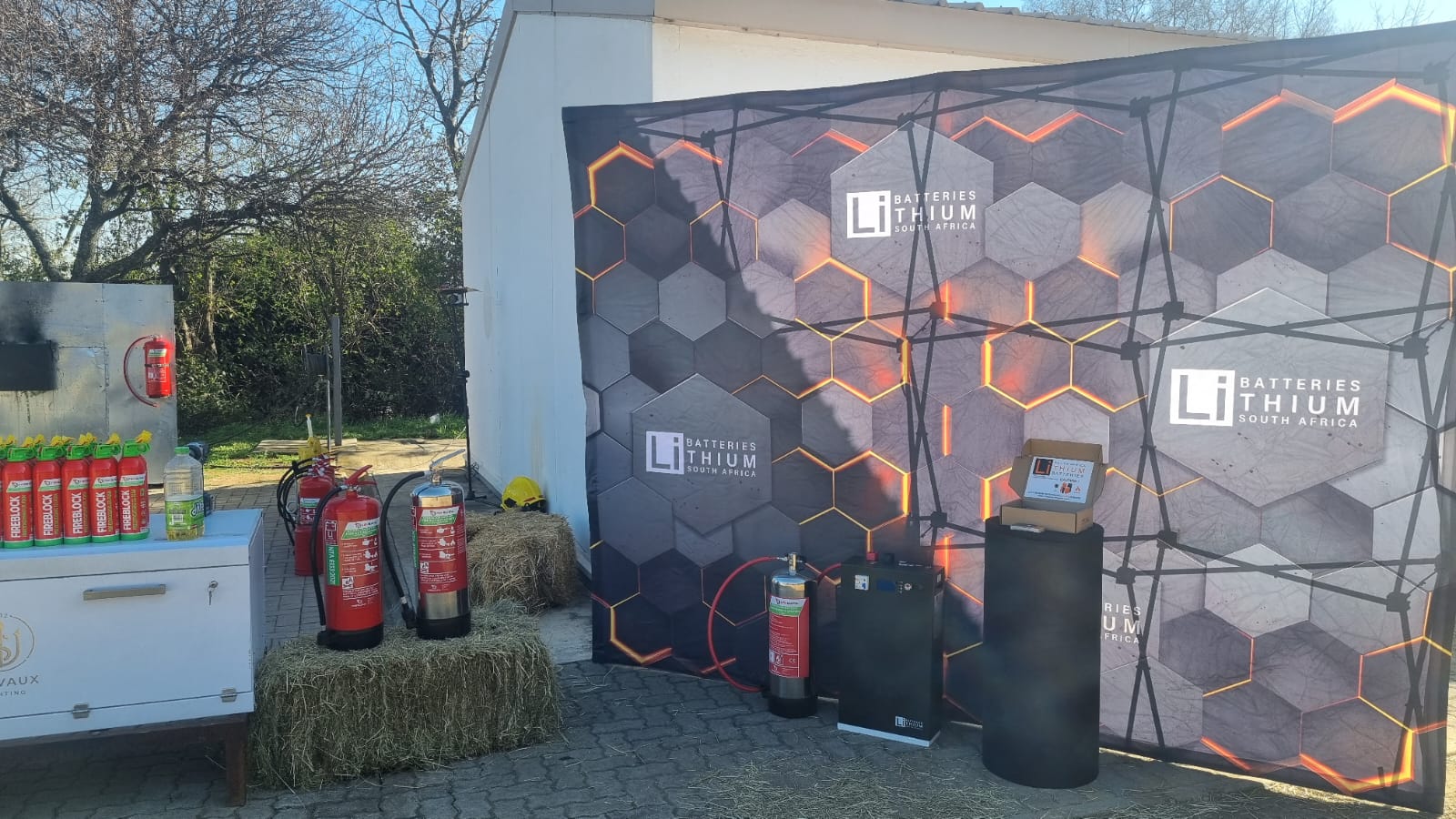 Lithium Batteries South Africa attended the Fireblock Demo Day!