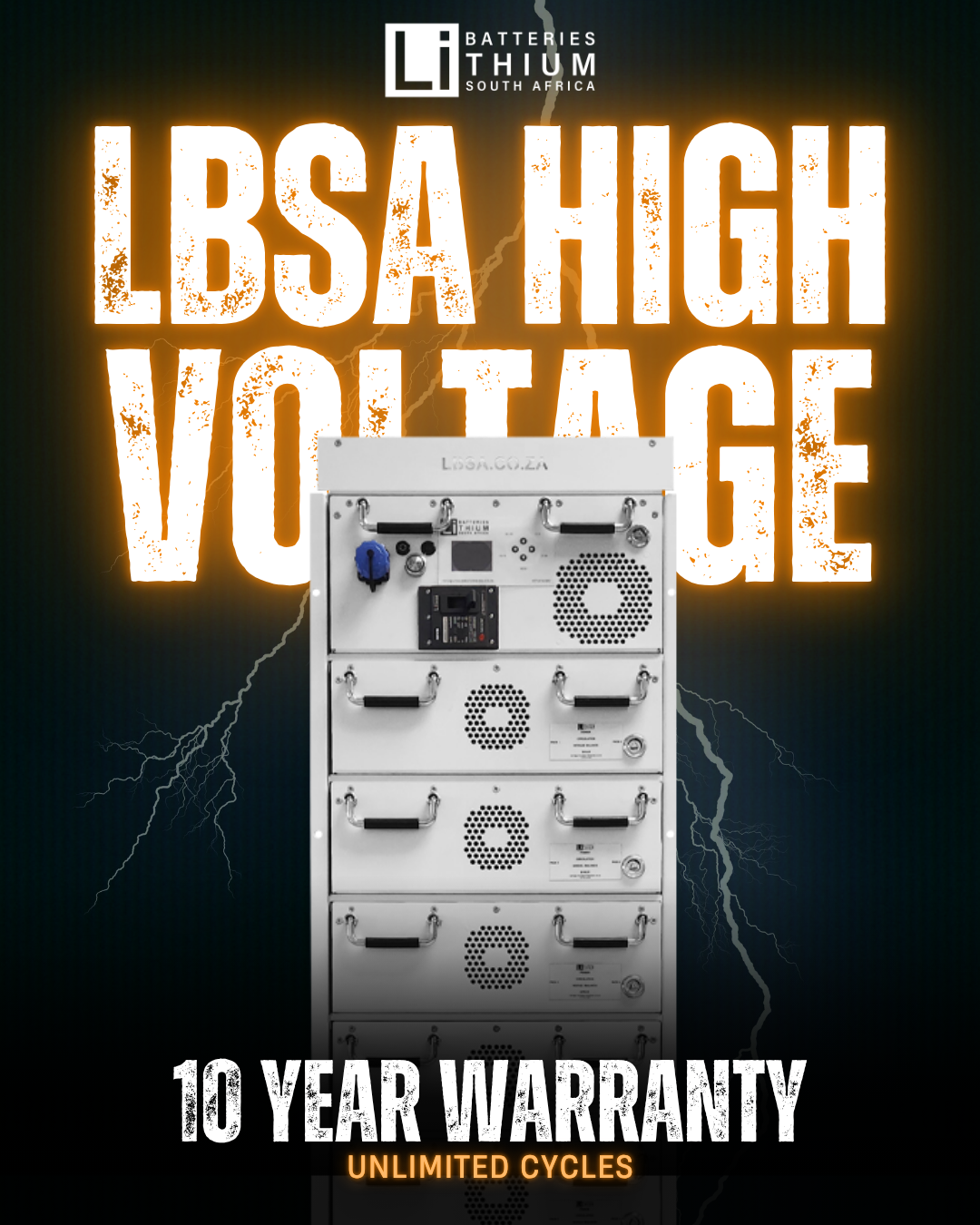 Go Higher with LBSA High Voltage Batteries