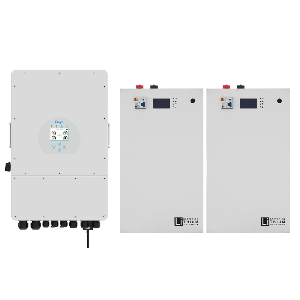 8kw Deye Hybrid Inverter with two 5.3kWh LBSA Batteries