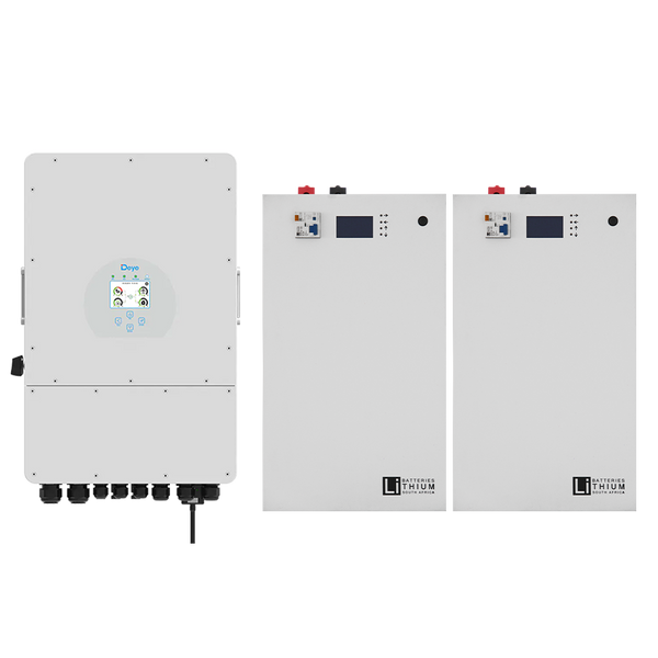 8kw Deye Hybrid Inverter with two 5.3kWh LBSA Batteries