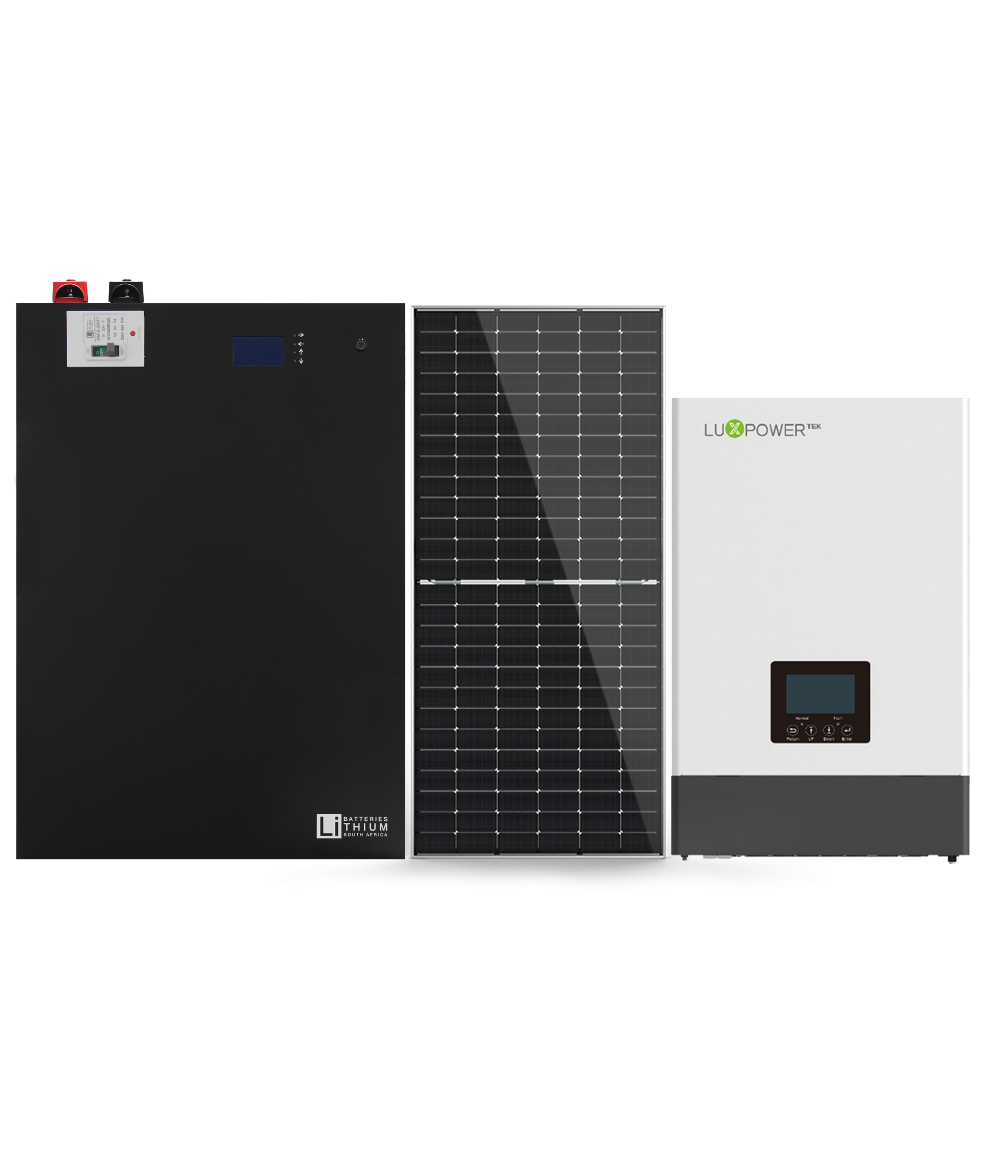 Luxpower SNA 5000 with 10.6kWh LBSA battery and 10x 460W LBSA Panels Combo