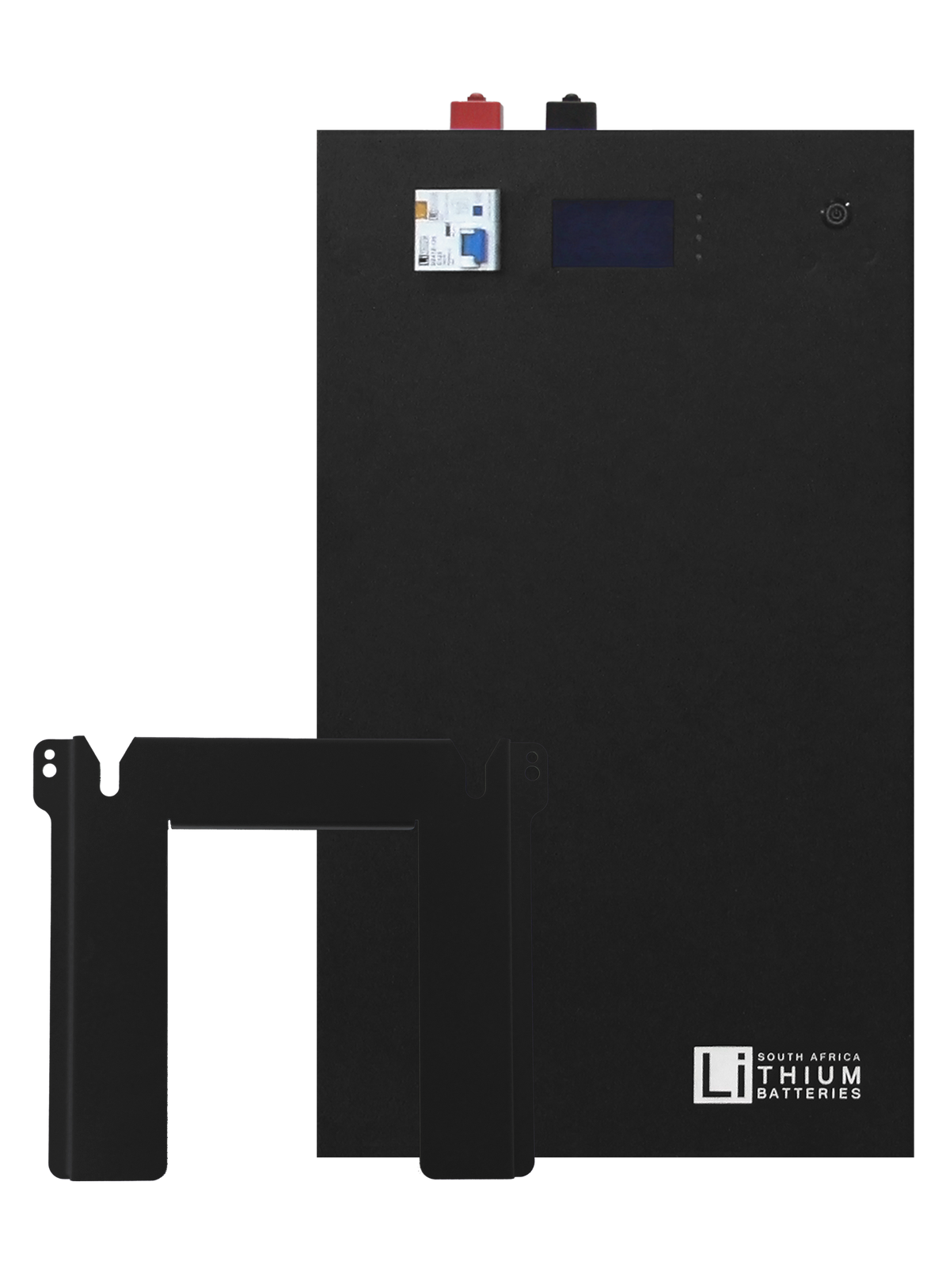 Black 38.4V 104Ah 3.9kWh LiFePO4 Lithium Iron Phosphate Wall Mount Solar UPS Battery
