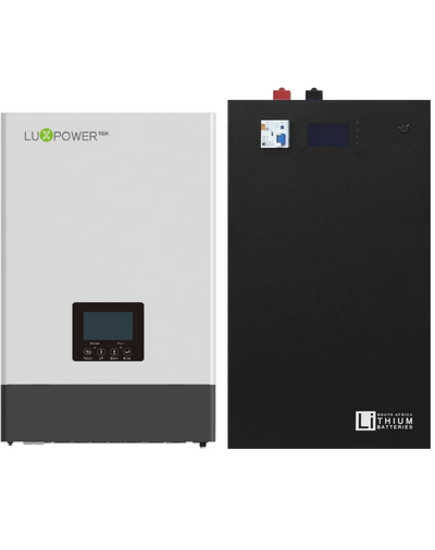 Luxpower SNA 5000 and 5.3kWh Wall Mount LBSA Battery Combo