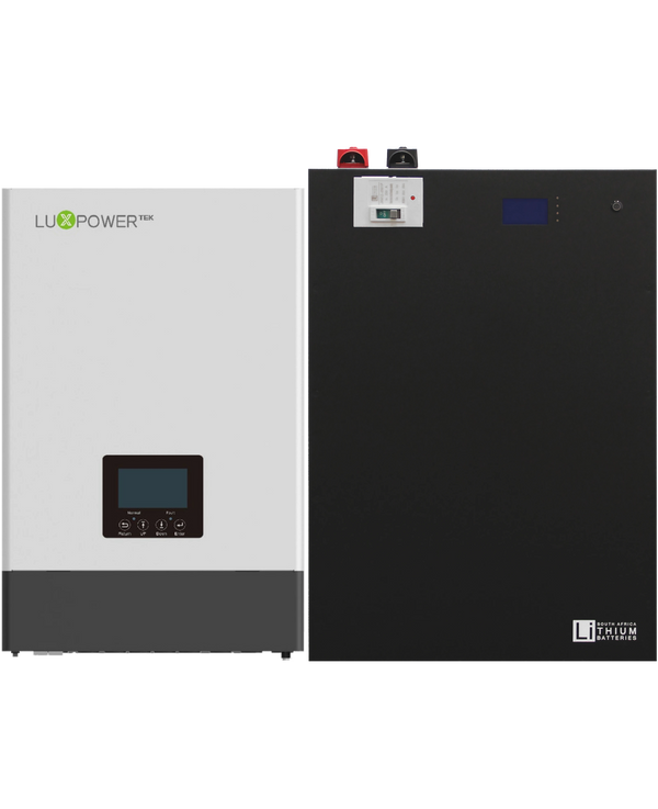 Luxpower SNA 5000 and 10.6kWh Wall Mount LBSA Battery Combo