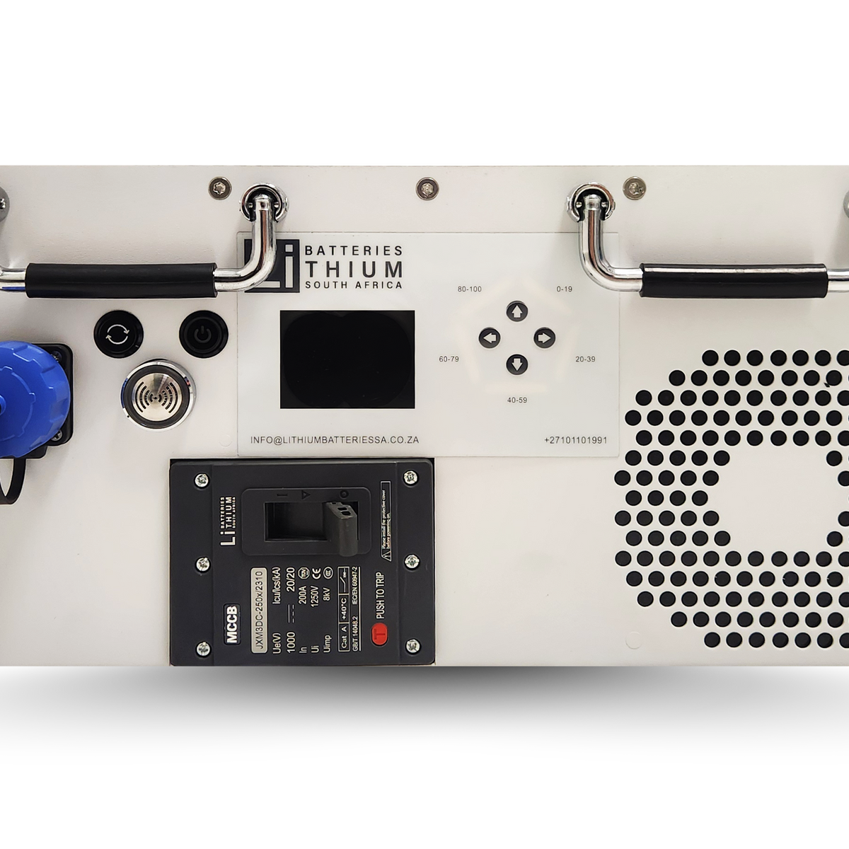 High Voltage Controller Rack Mount White – Lithium Batteries South Africa