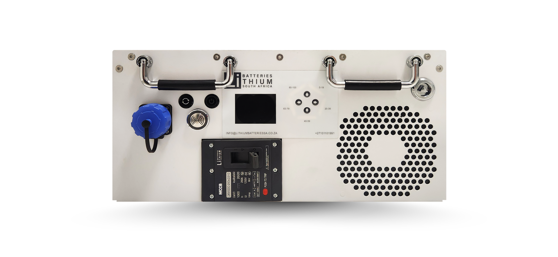 High Voltage Controller Rack Mount White