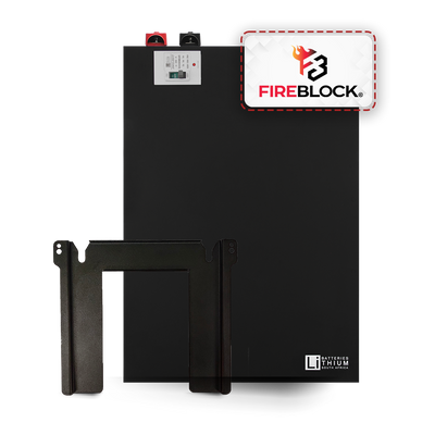 10.6 kWh 51.2v 208Ah  LiFePO4 Lithium Iron Phosphate Wall Mount Solar UPS Battery l Fireblock Suppression Ready