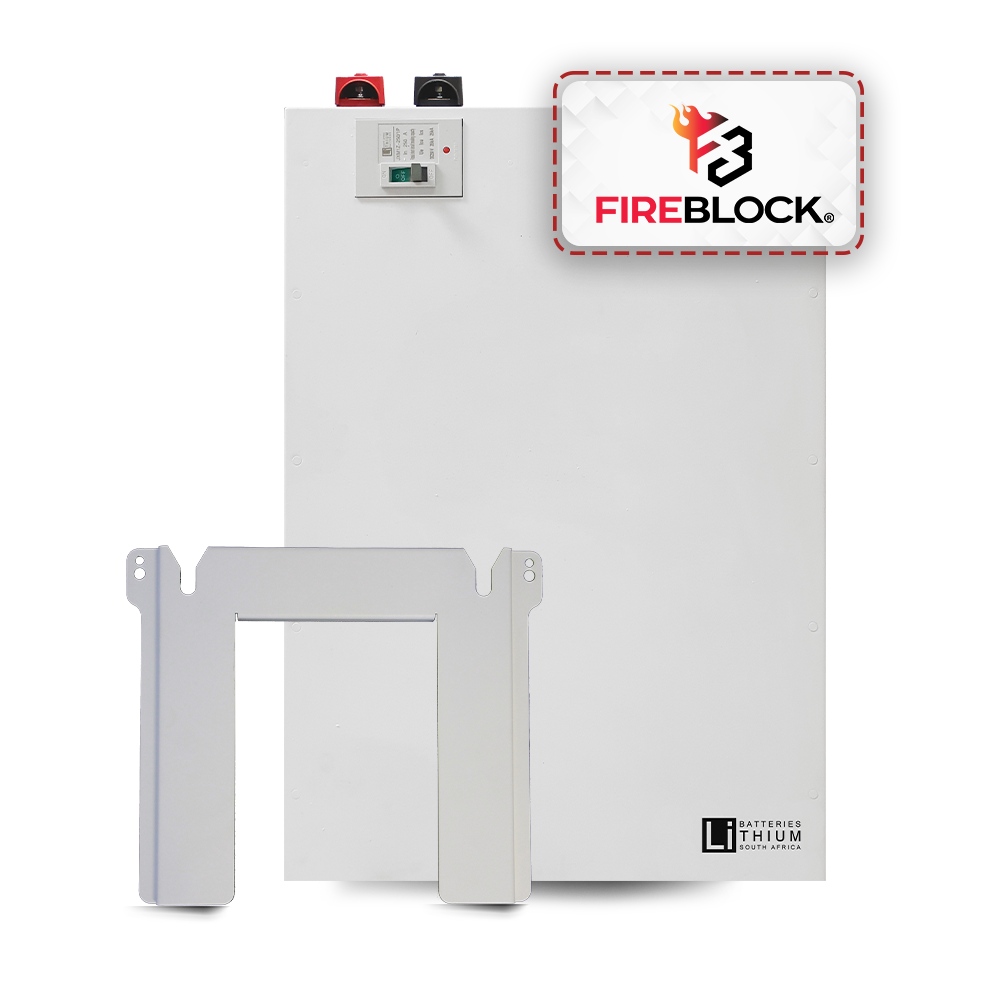 10.6 kWh 51.2v 208Ah New White LiFePO4 Lithium Iron Phosphate Wall Mount Solar UPS Battery l Fireblock Suppression Ready