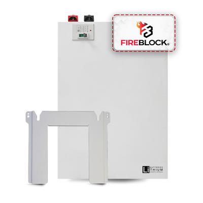 10.6 kWh 51.2v 208Ah New White LiFePO4 Lithium Iron Phosphate Wall Mount Solar UPS Battery l Fireblock Suppression Ready
