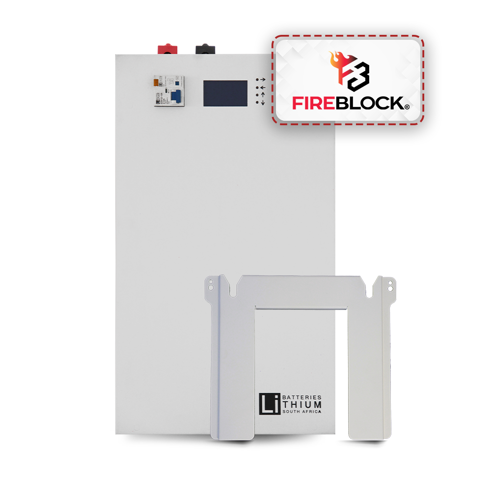 NEW WHITE 51.2v 104Ah 5.3kWh  LiFePO4 Lithium Iron Phosphate Wall Mount Solar UPS Battery l Fireblock Suppression Ready