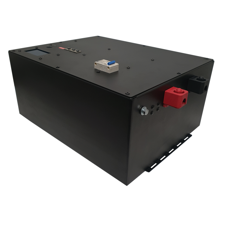 5.1kwh battery enclosure with 100A smart BMS and 125A breaker