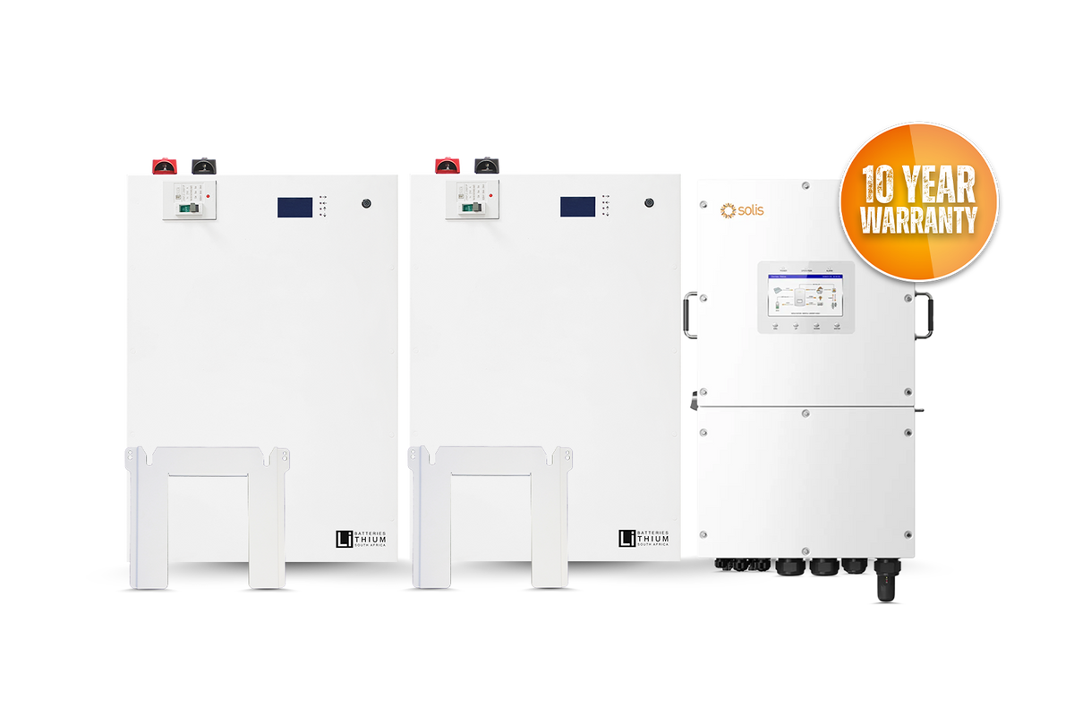 Solis Hybrid 12K & 2x LBSA 51.2V 208Ah 10.6kWh
