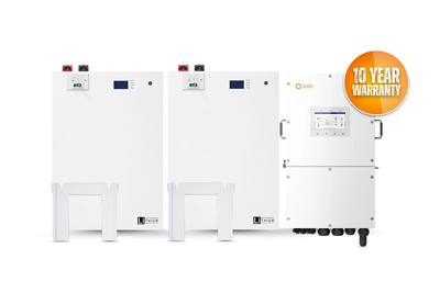 Solis Hybrid 14K & 2x LBSA 51.2V 208Ah 10.6kWh