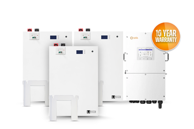 Solis Hybrid 15K 3P & 3x LBSA 51.2V 208Ah 10.6kWh