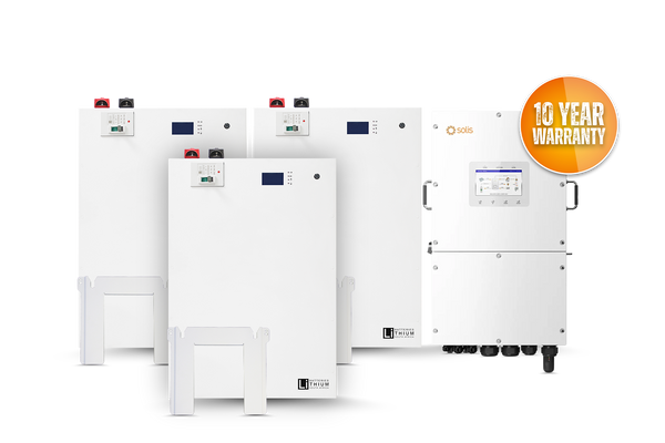 Solis Hybrid 15K 3P & 3x LBSA 51.2V 208Ah 10.6kWh