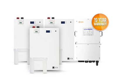 Solis Hybrid 16K & 3x LBSA 51.2V 208Ah 10.6kWh
