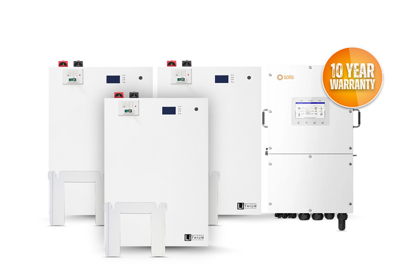 Solis Hybrid 16K & 3x LBSA 51.2V 208Ah 10.6kWh