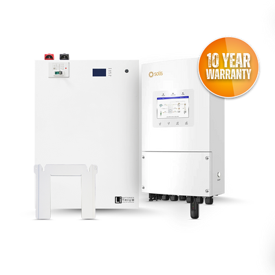 Solis Hybrid 8K & LBSA 51.2V 208Ah 10.6kWh