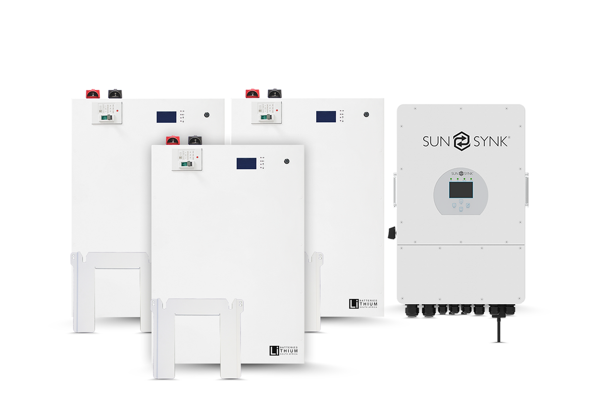Sunsynk Hybrid 12K & 3x LBSA 51.2V 208Ah 10.6kWh