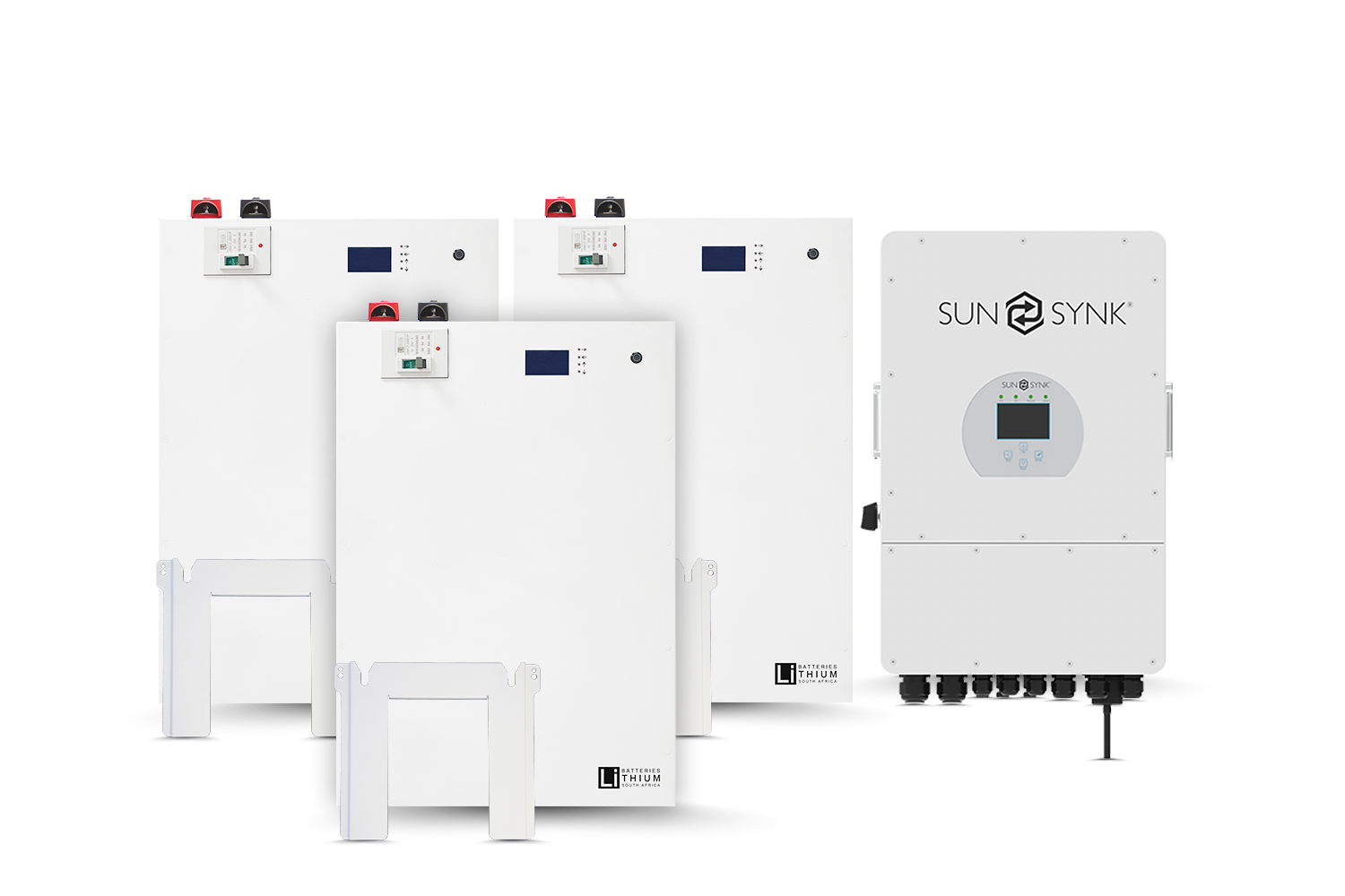 Sunsynk Hybrid 12K & 3x LBSA 51.2V 208Ah 10.6kWh