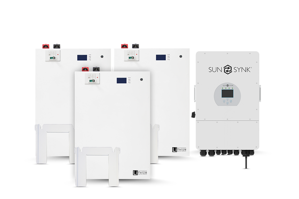 Sunsynk Hybrid 12K & 3x LBSA 51.2V 208Ah 10.6kWh