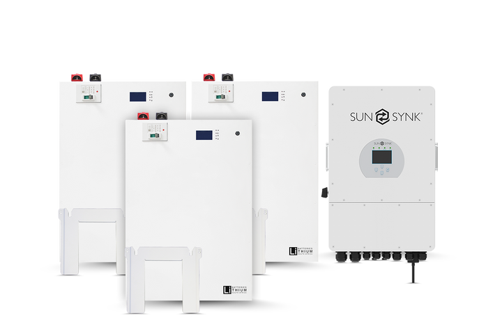 Sunsynk Hybrid 12K & 3x LBSA 51.2V 208Ah 10.6kWh