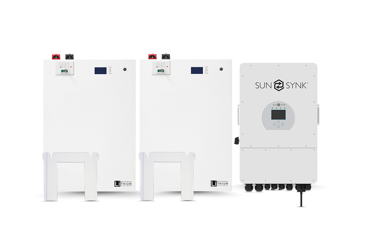 Sunsynk Hybrid 8K & 2x LBSA 51.2V 208Ah 10.6kWh