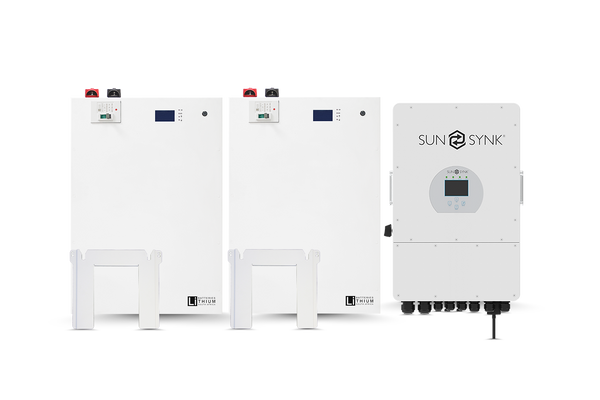 Sunsynk Hybrid 8K & 2x LBSA 51.2V 208Ah 10.6kWh