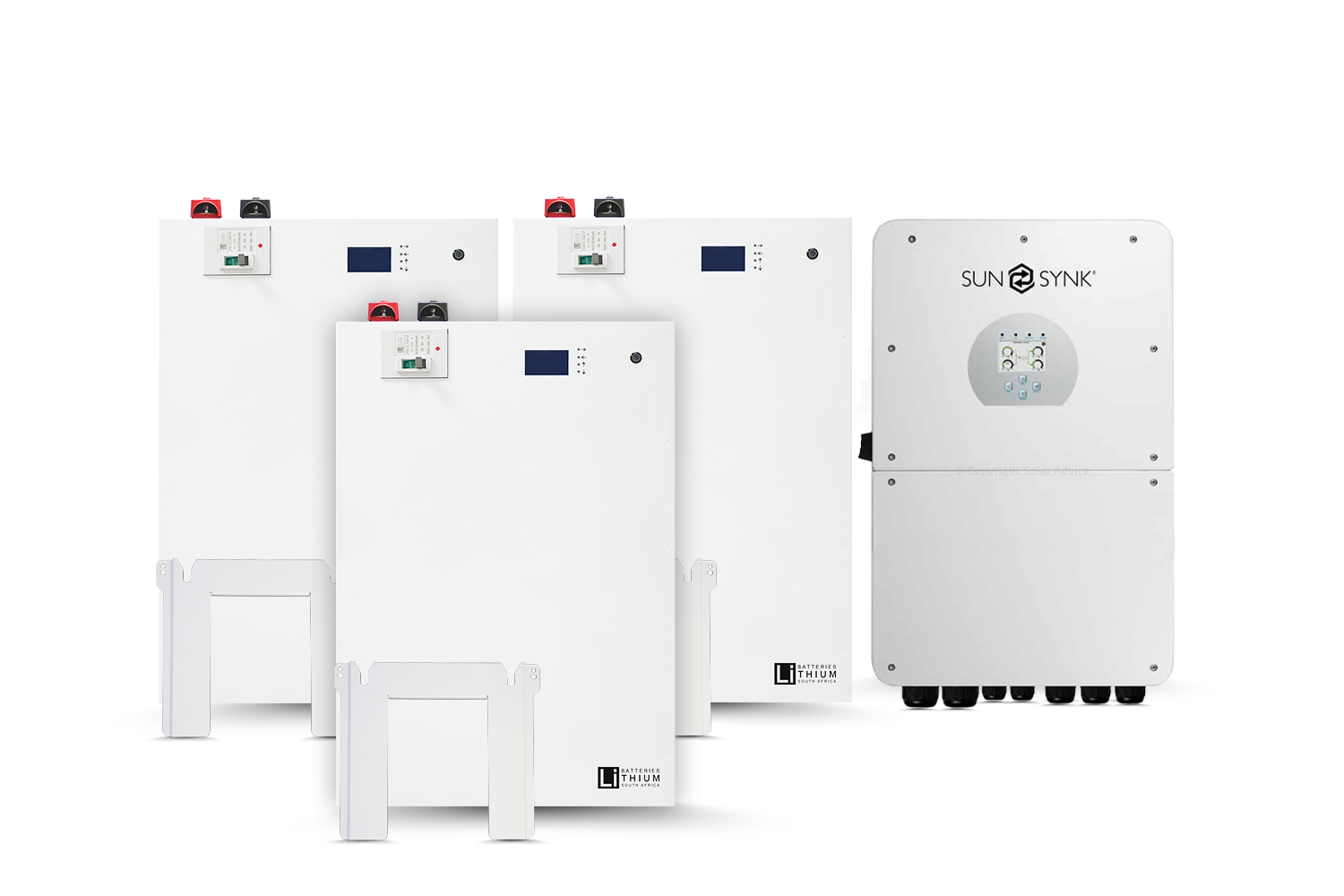 Sunsynk Hybrid 16K & 3x LBSA 51.2V 208Ah 10.6kWh