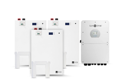 Sunsynk Hybrid 16K & 3x LBSA 51.2V 208Ah 10.6kWh