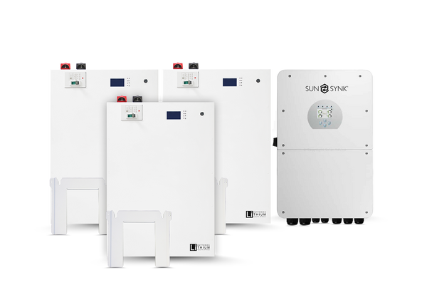 Sunsynk Hybrid 16K & 3x LBSA 51.2V 208Ah 10.6kWh