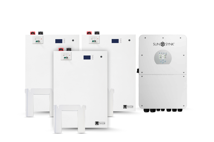 Sunsynk Hybrid 16K & 3x LBSA 51.2V 208Ah 10.6kWh