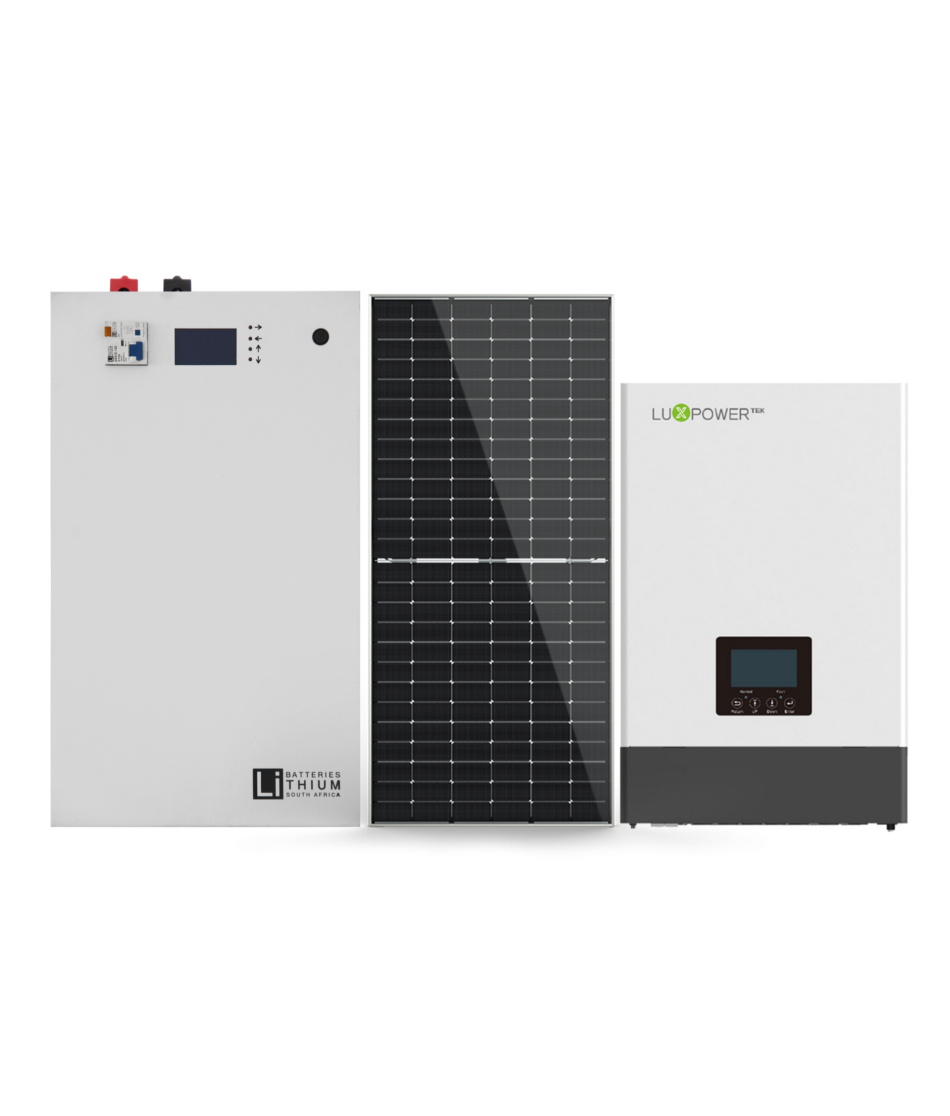 Luxpower SNA 5000 with 5.3kWh LBSA battery and 10x 460W LBSA Panels Combo