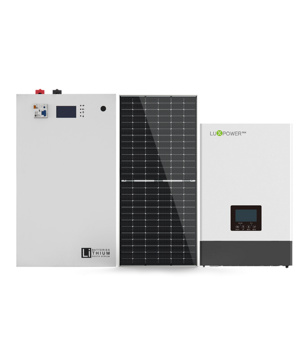 Luxpower SNA 5000 with 5.3kWh LBSA battery and 10x 460W LBSA Panels Combo