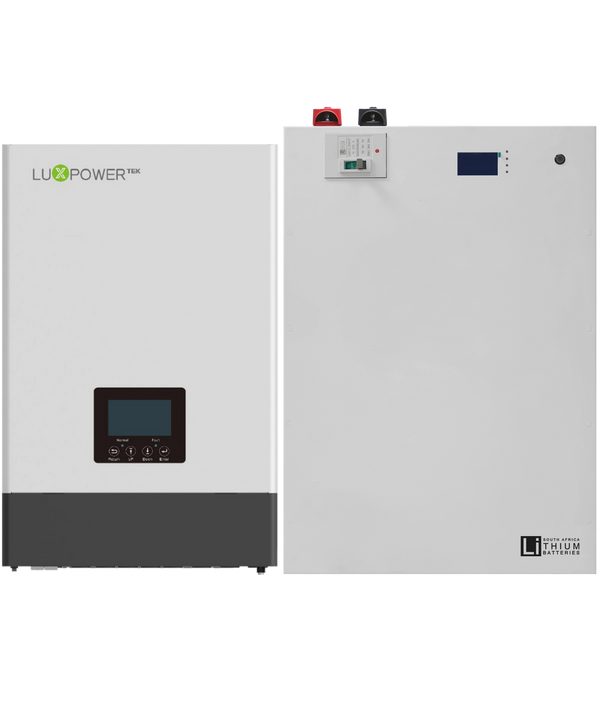 Luxpower SNA 5000 and 10.6kWh Wall Mount LBSA Battery Combo