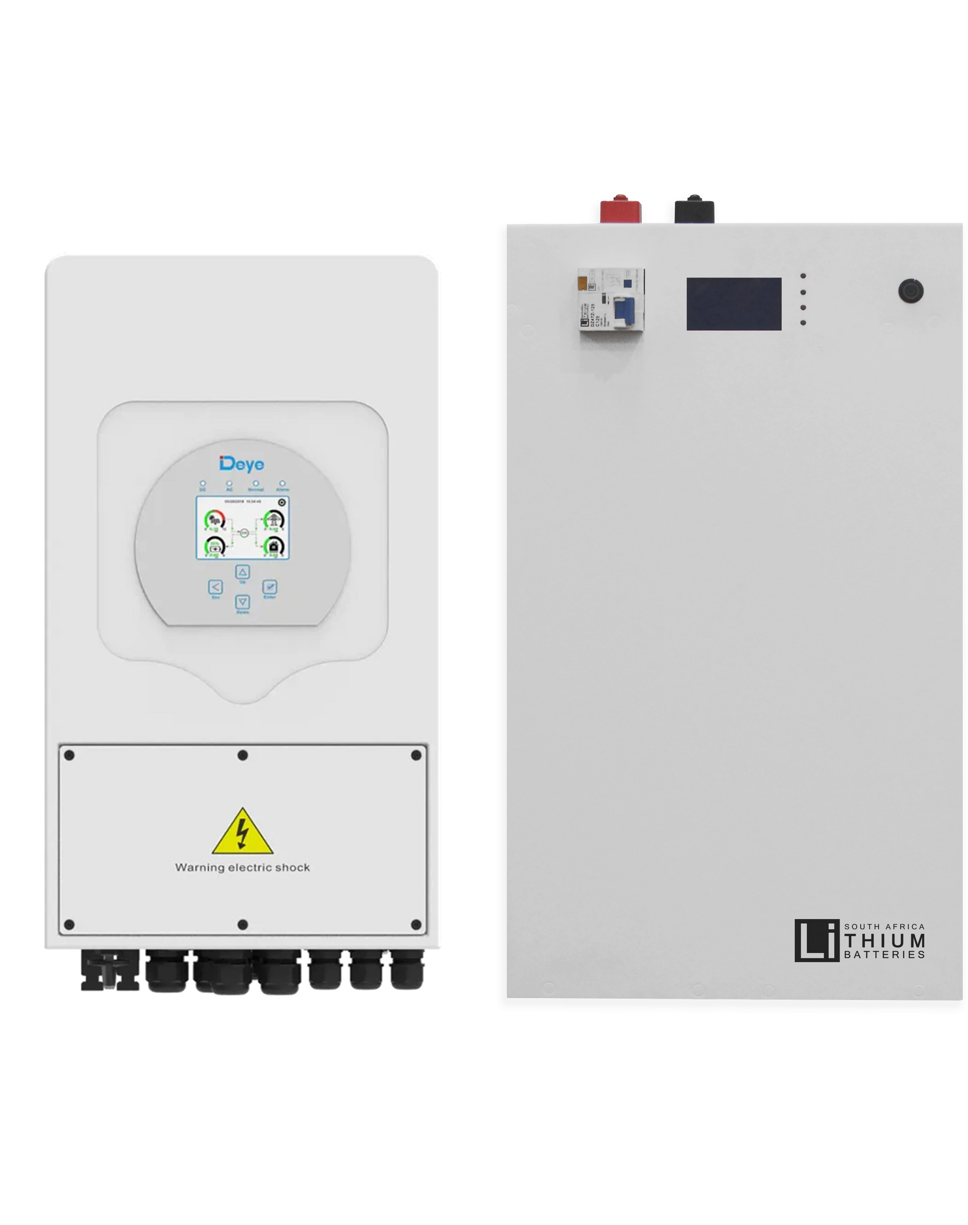 Deye 5kW Hybrid Inverter and 5.3kWh Wall Mount LBSA Battery Combo