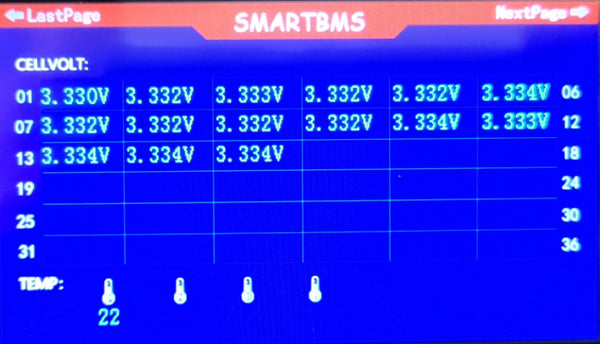 LBSA Smart BMS Touch Display Only - Lithium Batteries South Africa