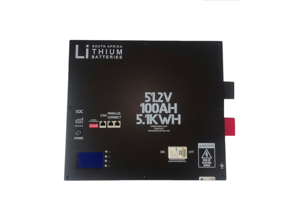 48v 100Ah(105Ah) 5.1kWh  LiFePO4 Lithium Iron Phosphate Wall Mount Solar UPS Battery - Lithium Batteries South Africa